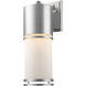 Luminata Outdoor Wall Light in Brushed Aluminum