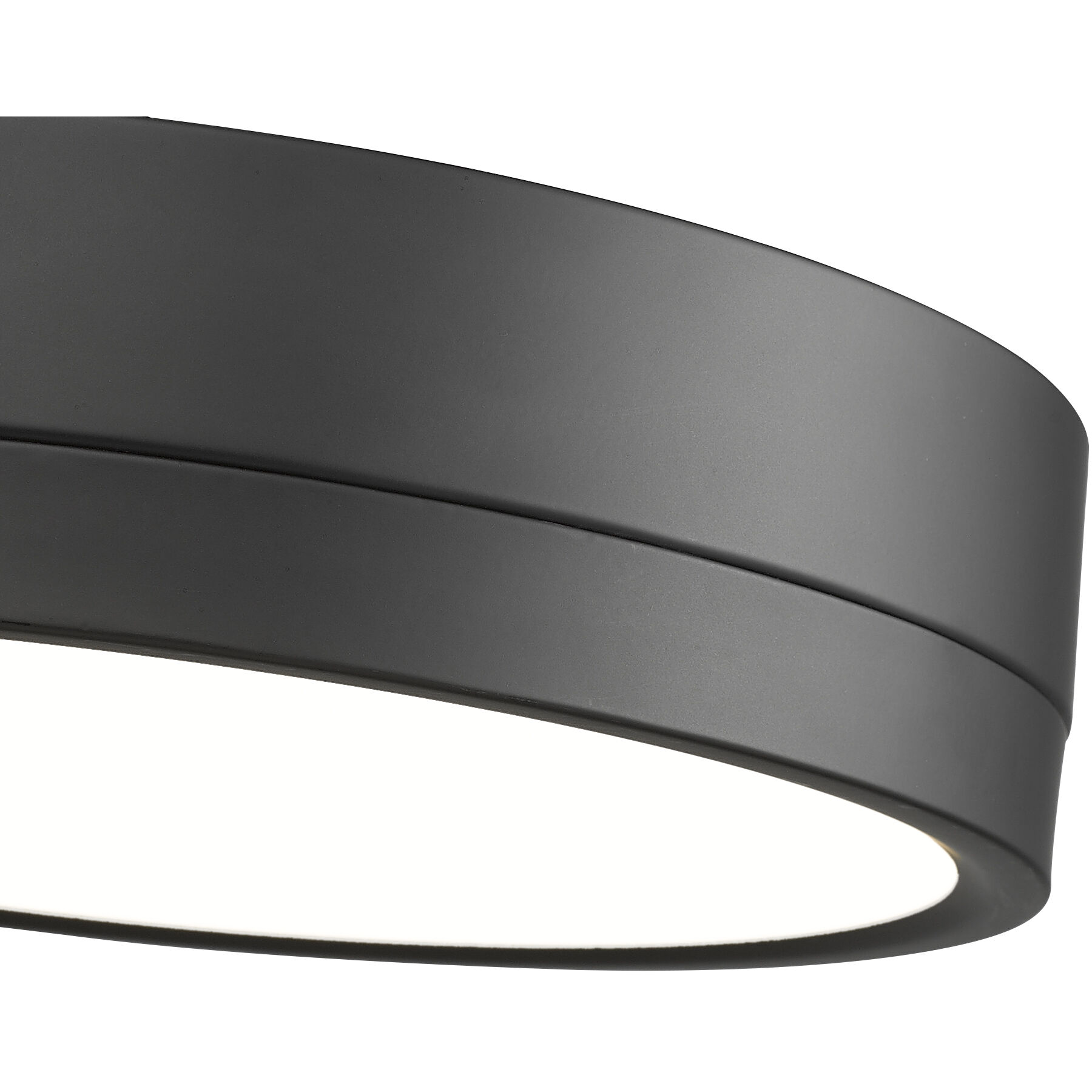Algar LED 12 inch Matte Black Flush Mount Ceiling Light