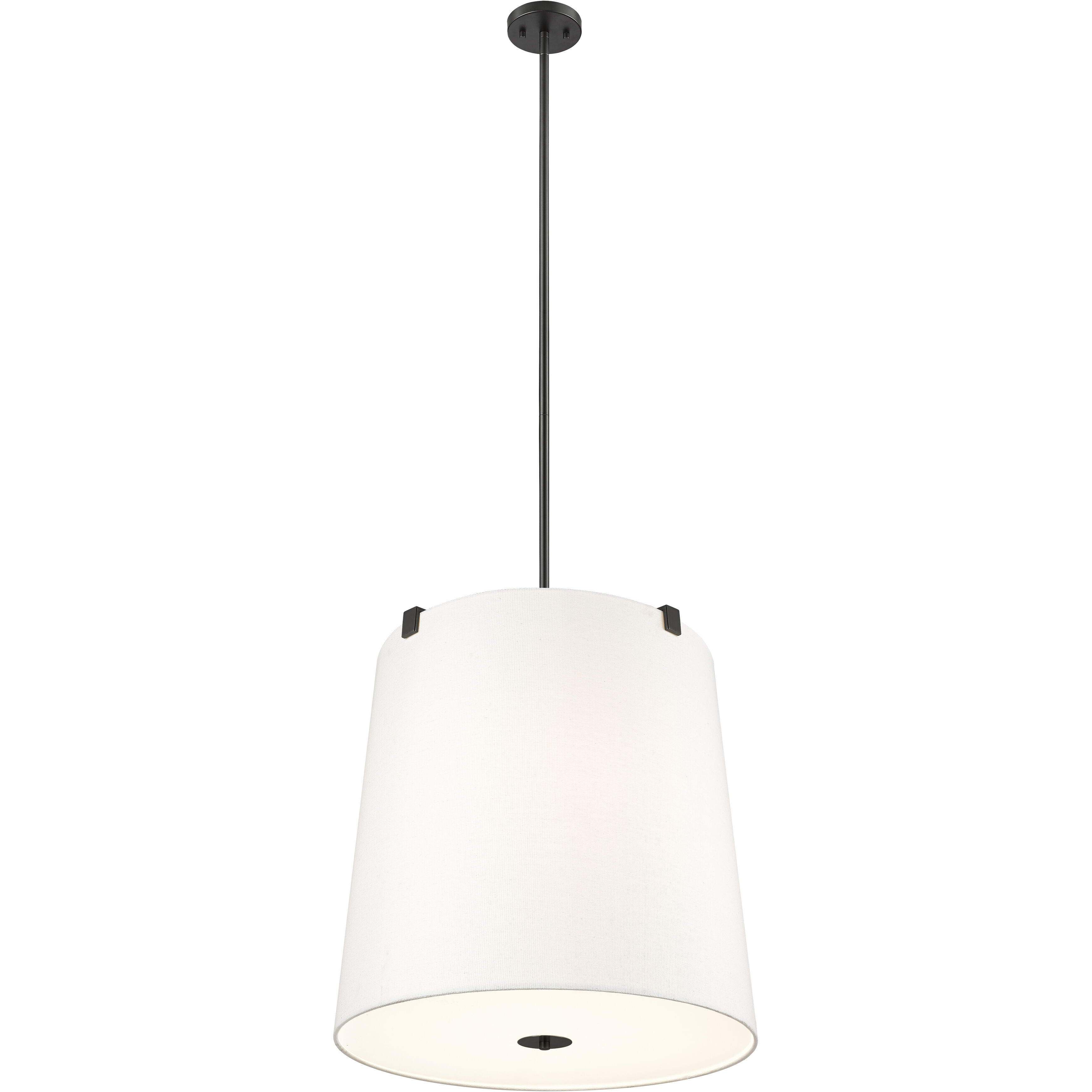 Weston 6 Light 24 inch Matte Black Pendant Ceiling Light
