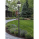 Raphael 3 Light 122 inch Sand Black Outdoor Post Mounted Fixture in Soft Sand Black