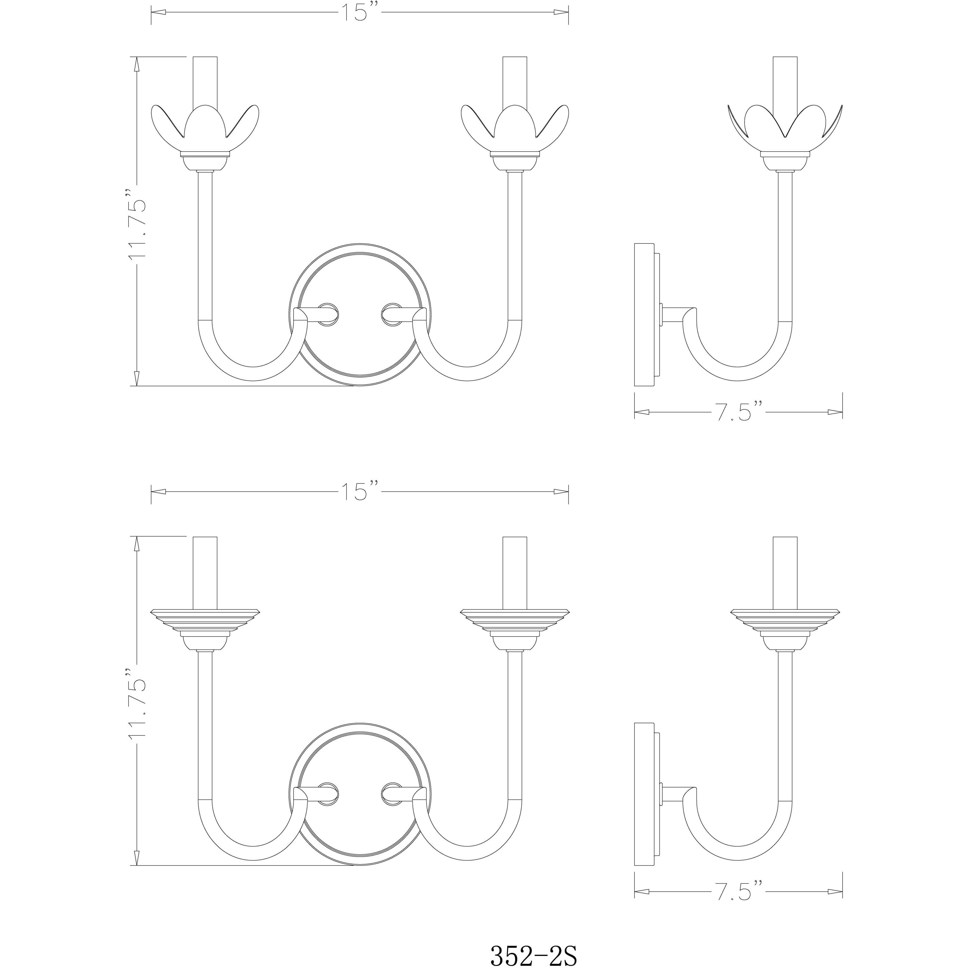 Allistair Wall Sconce Wall Light in Brushed Nickel