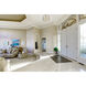 Aludra 4 Light 12.25 inch Chrome Flush Mount Ceiling Light