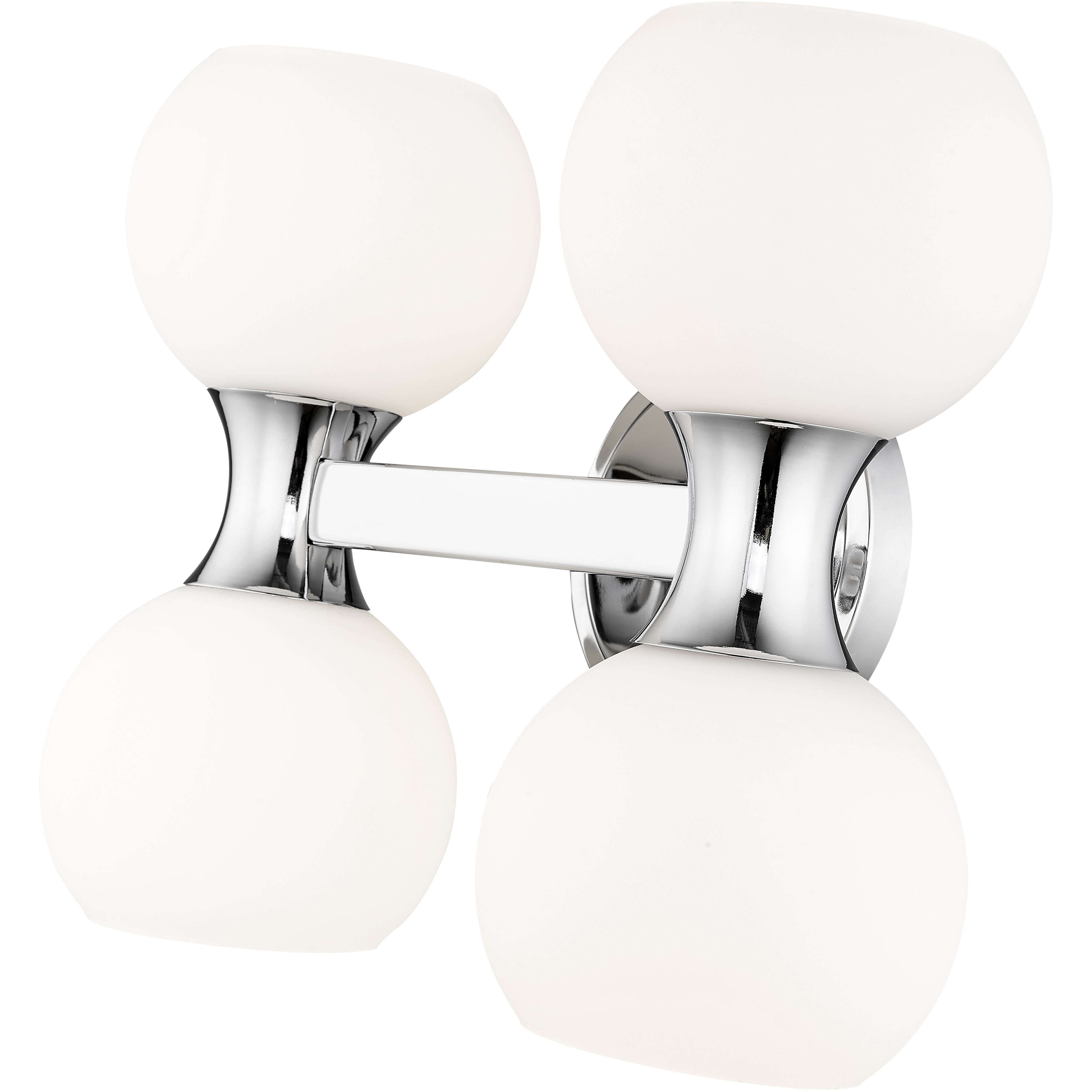 Artemis 4 Light 13 inch Chrome Vanity Wall Light