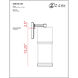 Luminata Outdoor Wall Light in Brushed Aluminum