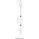 Gannon 3 Light 120.75 inch Black Outdoor Post Mounted Fixture in G9