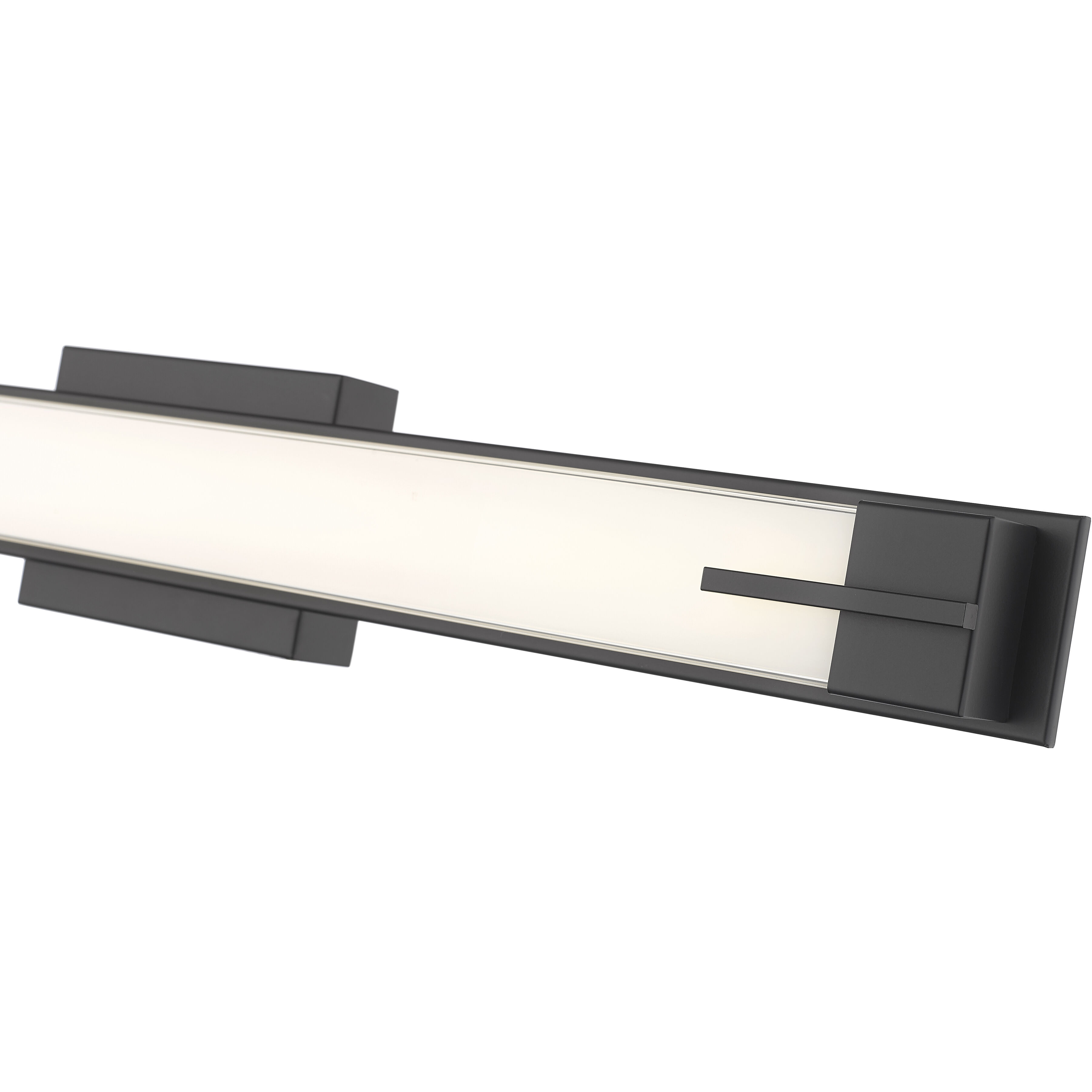 Chase LED 33 inch Matte Black Bath Vanity Light Wall Light