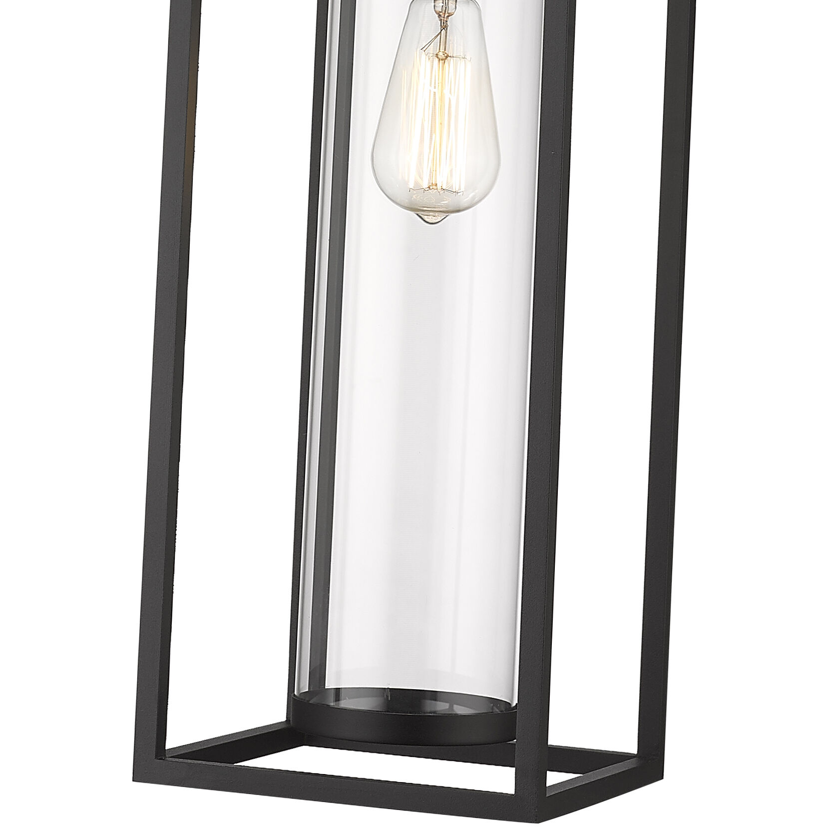 Dunbroch 1 Light 8 inch Black Outdoor Chain Mount Ceiling Fixture