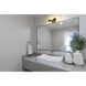 Bleeker Street 2 Light 14 inch Matte Black and Olde Brass Vanity Wall Light