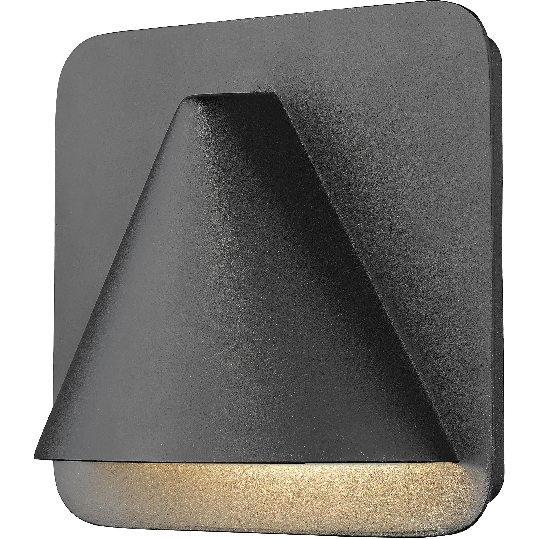 Obelisk LED 6.25 inch Black Outdoor Wall Light
