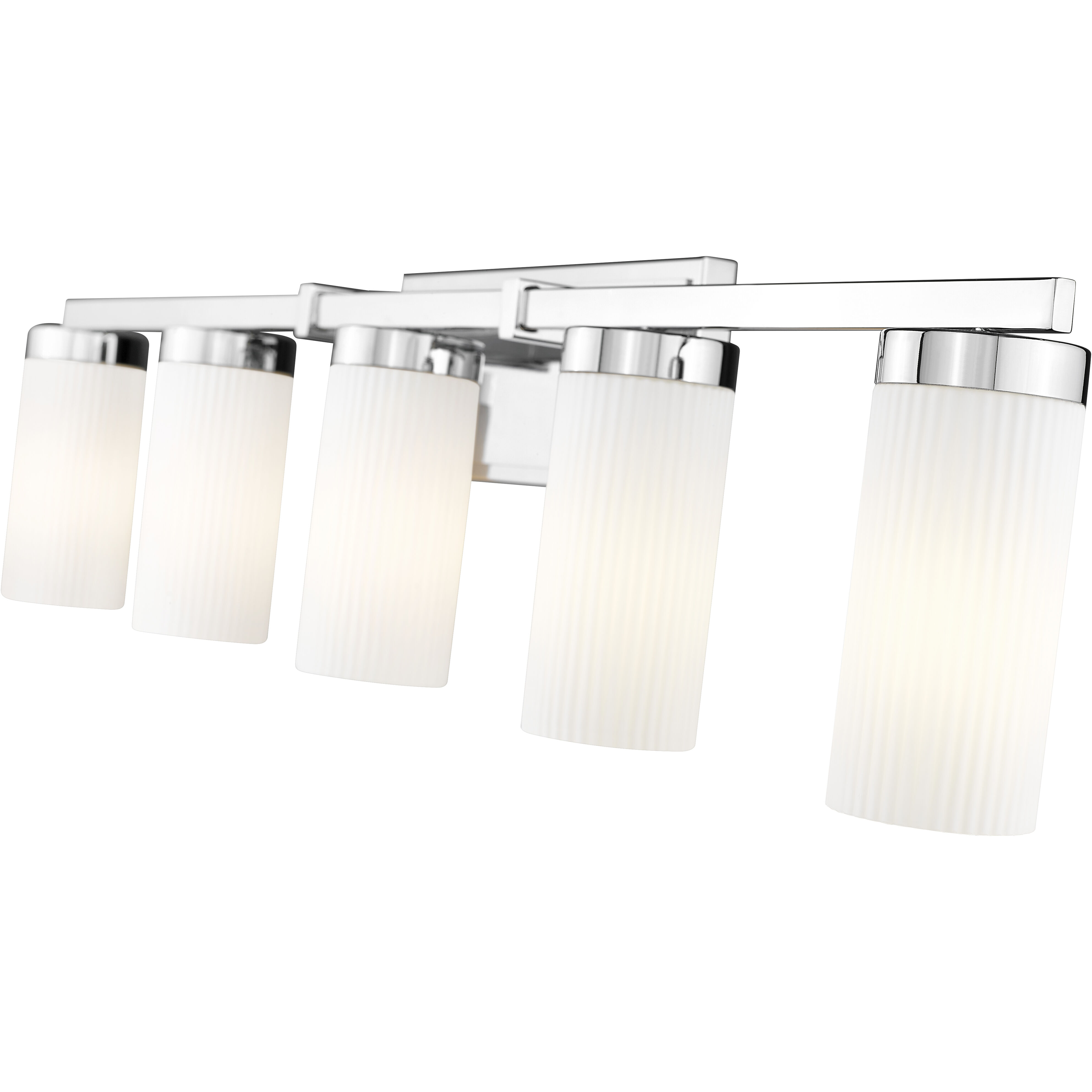 Danica 5 Light 38.75 inch Chrome Bath Vanity Light Wall Light