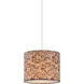 Astra 1 Light 10 inch Gloss White Pendant Ceiling Light