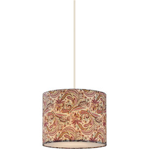 Astra 1 Light 10 inch Gloss White Pendant Ceiling Light