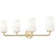 Montford 4 Light 32.00 inch Bathroom Vanity Light