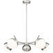 Realm Sphere 5 Light 32 inch Brushed Nickel Chandelier Ceiling Light