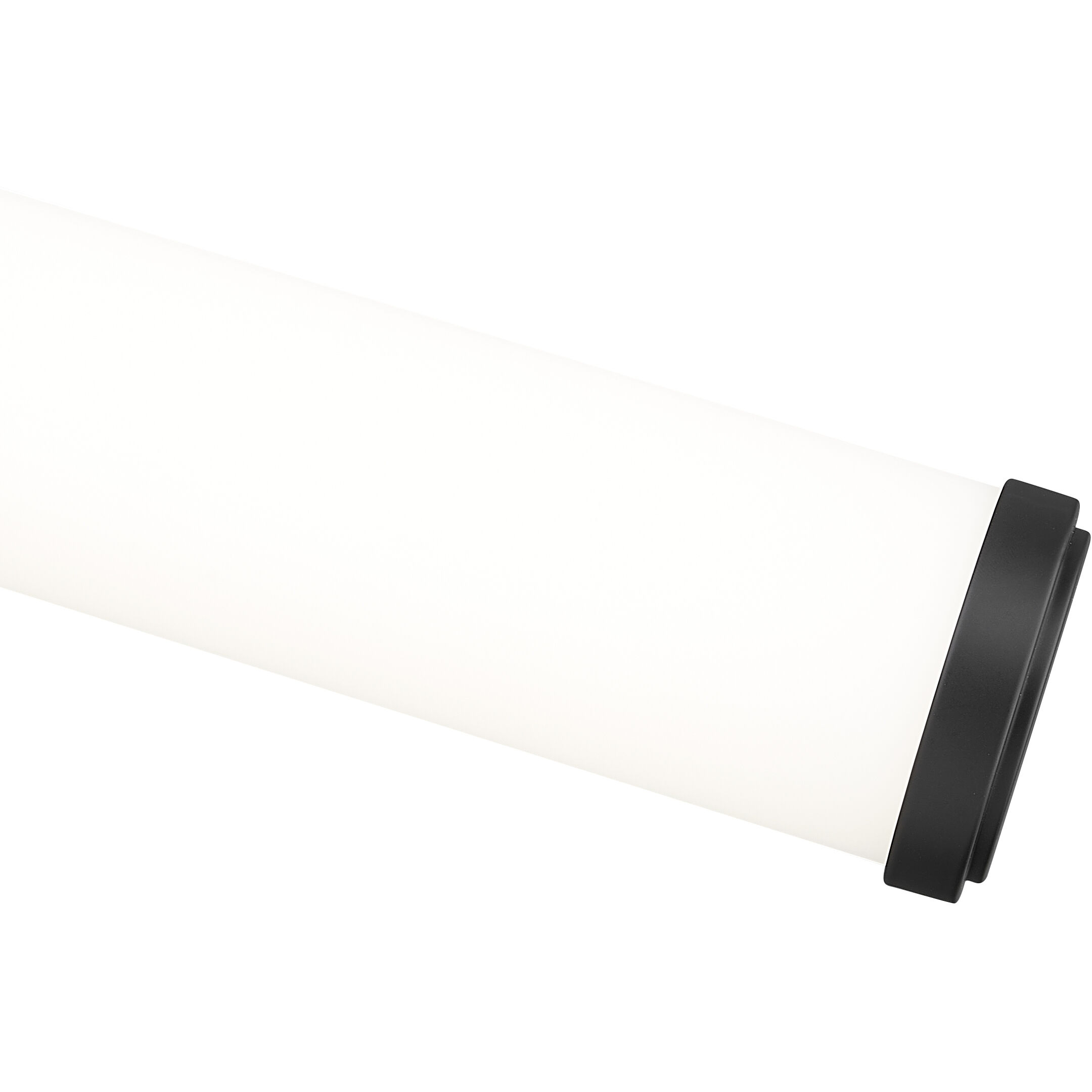 Idris LED 18.5 inch Matte Black Bathroom Vanity Wall Light