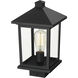 Portland 1 Light 14.38 inch Black Outdoor Post Mount Fixture