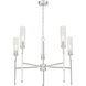 Esme 5 Light 32 inch Brushed Nickel Chandelier Ceiling Light