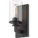 Savannah 1 Light 4.5 inch Bronze Wall Sconce Wall Light