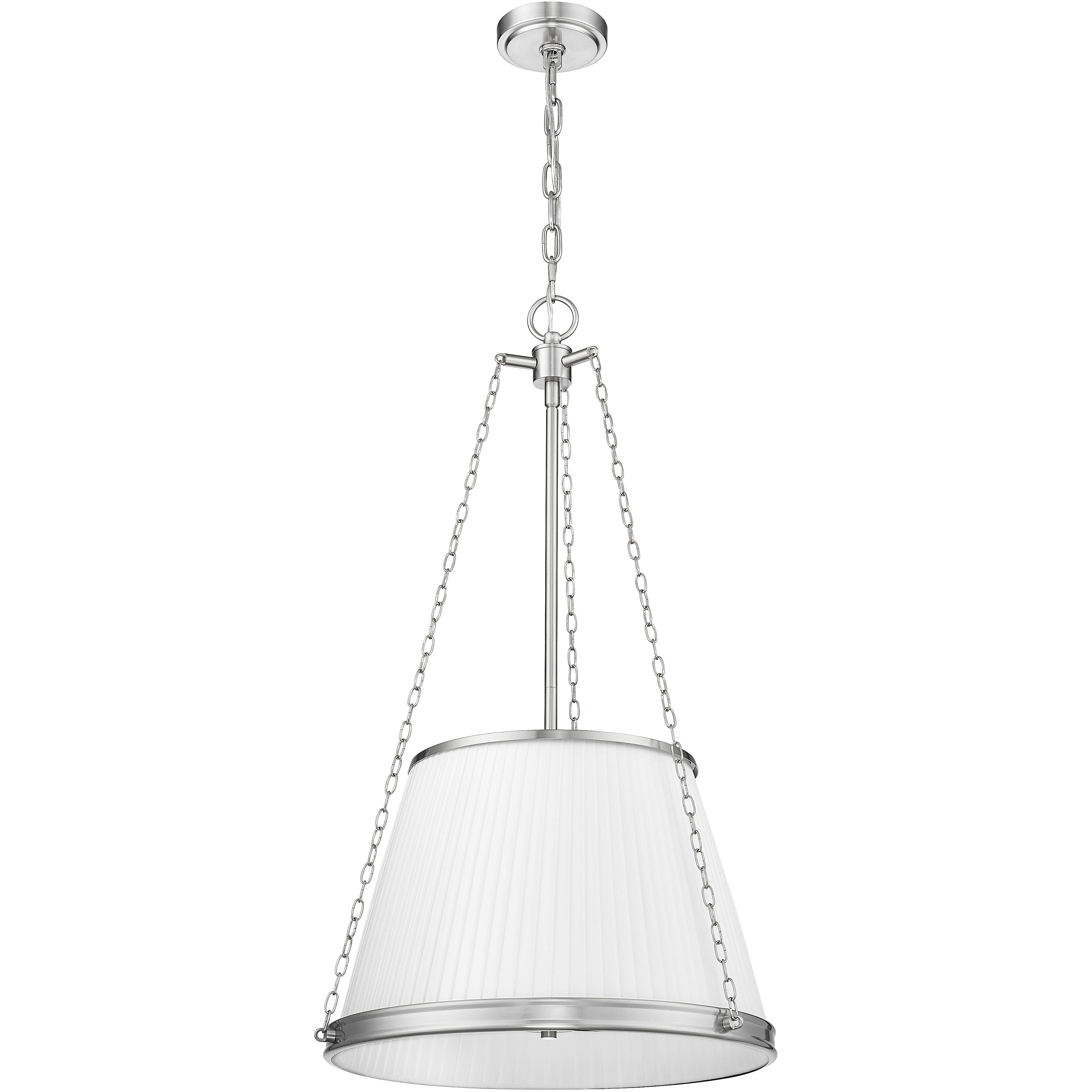 Madeline 5 Light 18 inch Brushed Nickel Pendant Ceiling Light