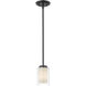 Willow 1 Light 5.5 inch Matte Black Pendant Ceiling Light