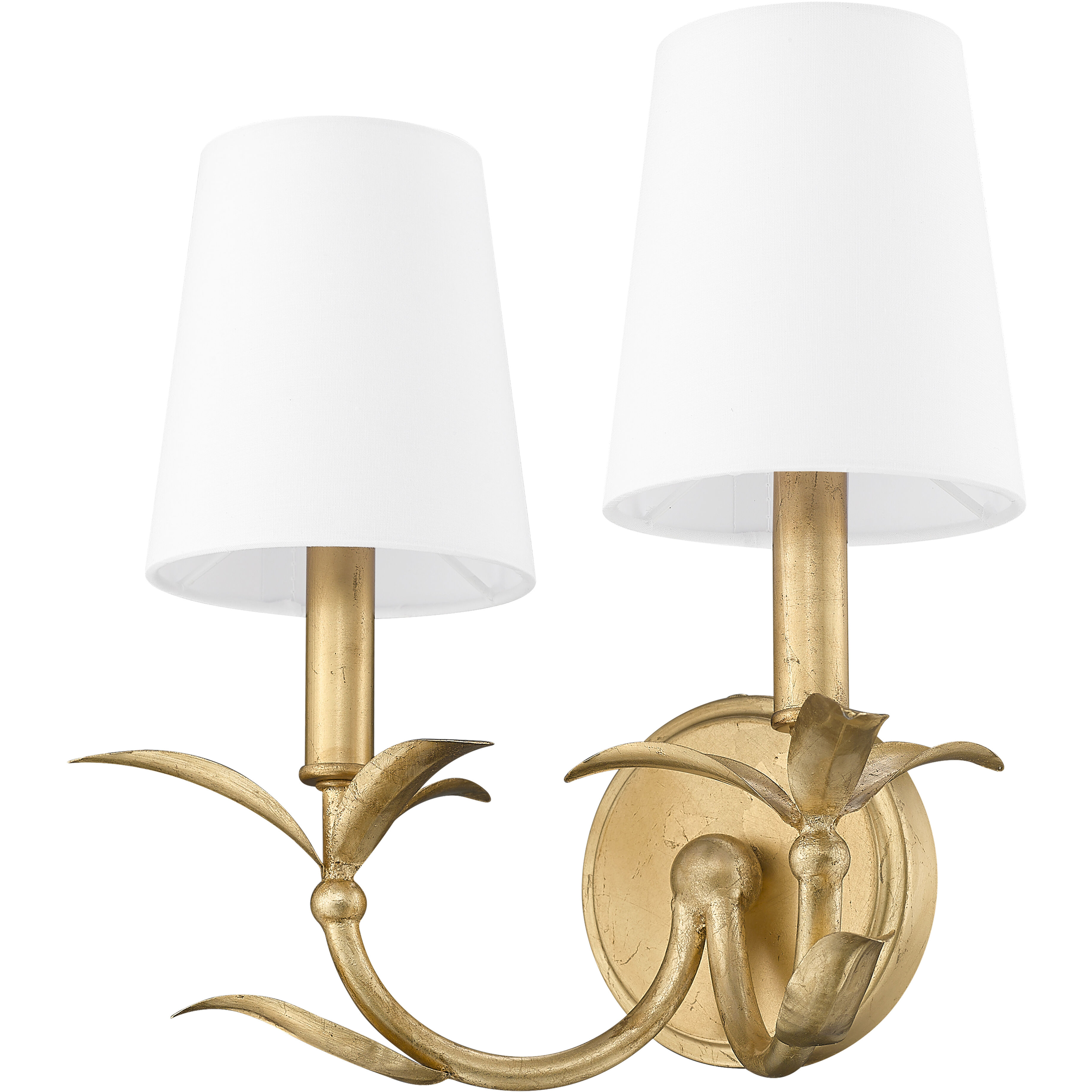 Aslin Wall Sconce Wall Light in Gold Leaf