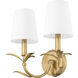 Aslin Wall Sconce Wall Light in Gold Leaf