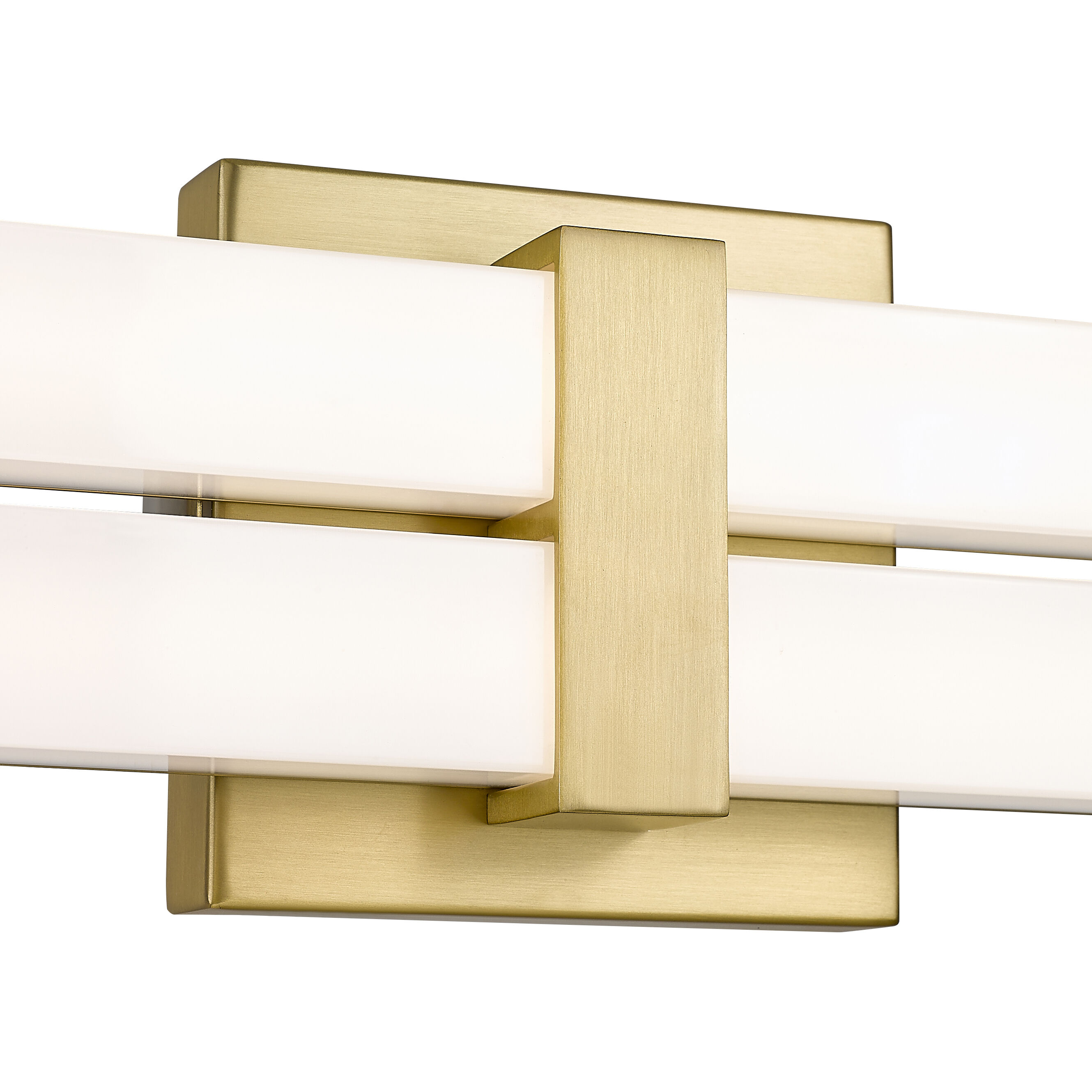 Zane LED 40 inch Modern Gold Vanity Wall Light