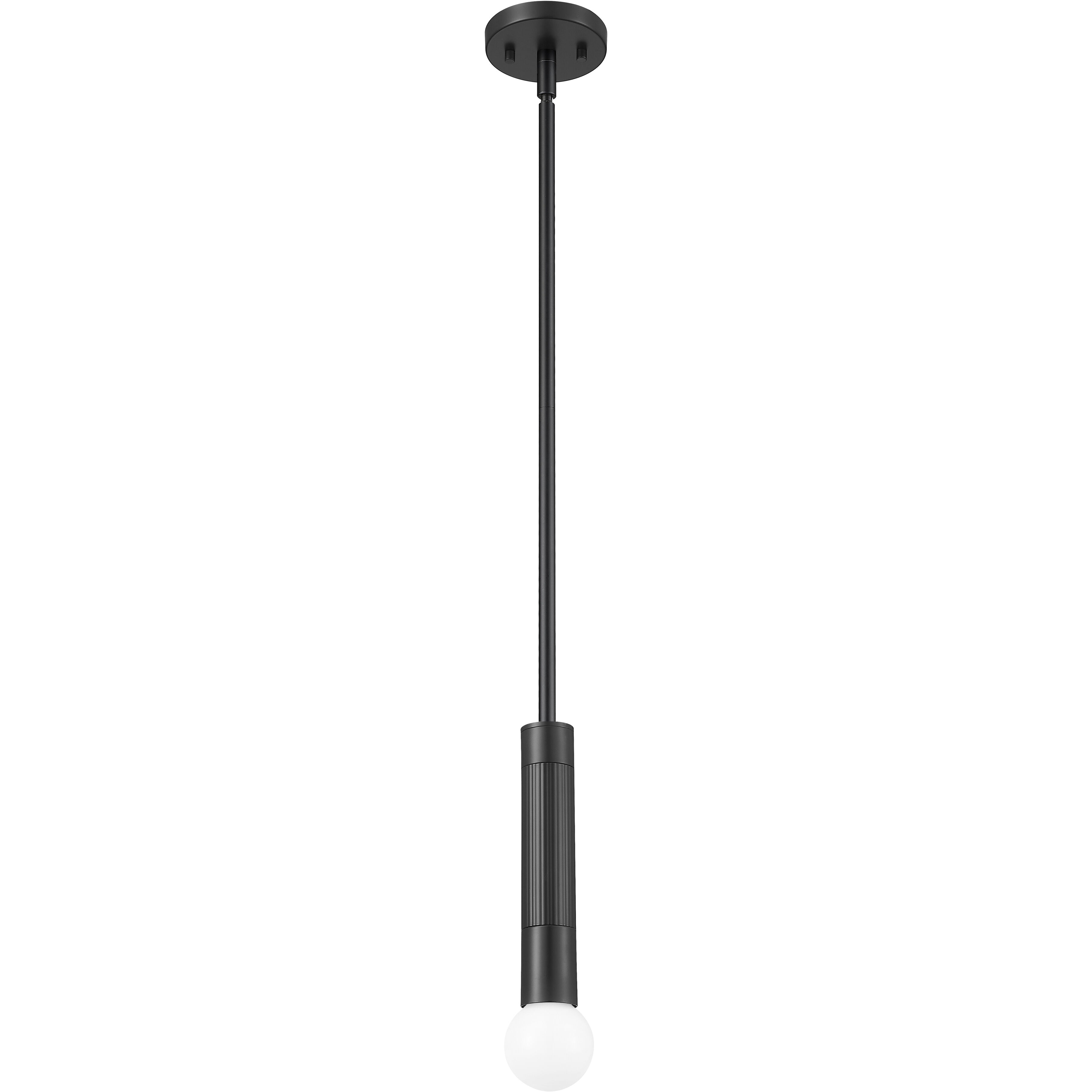 Stari 1 Light 4.75 inch Matte Black Pendant Ceiling Light
