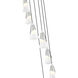 Aimie 7 Light 18 inch Brushed Nickel Chandelier Ceiling Light