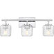 Landon 3 Light 24 inch Chrome Vanity Wall Light