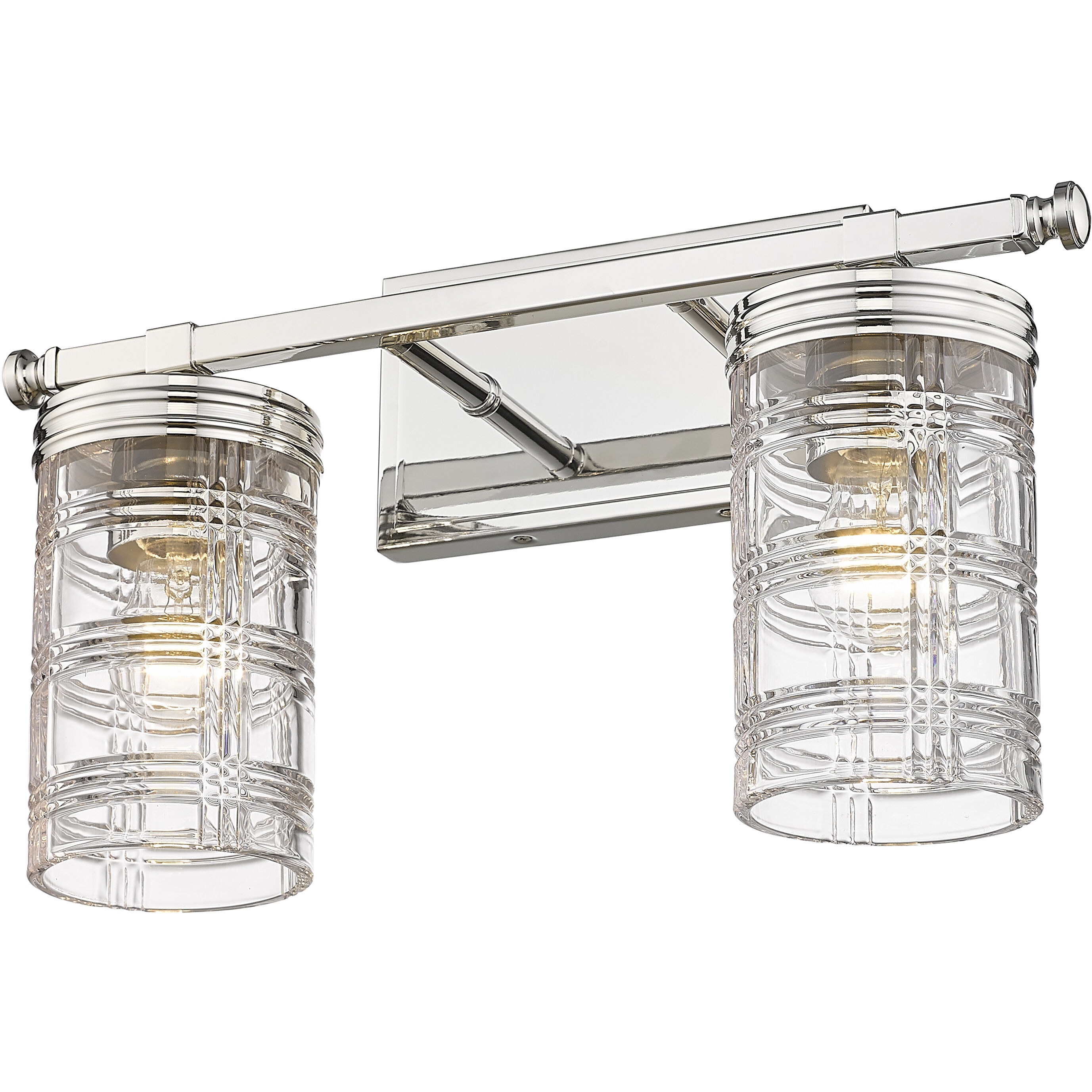 Archer 2 Light 17.75 inch Polished Nickel Vanity Wall Light