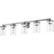 Thayer 5 Light 39 inch Chrome Vanity Wall Light