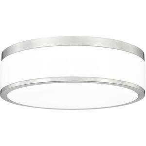 Ballord LED 12 inch Brushed Nickel Flush Mount Ceiling Light
