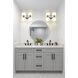 Artemis 4 Light 13 inch Chrome Vanity Wall Light