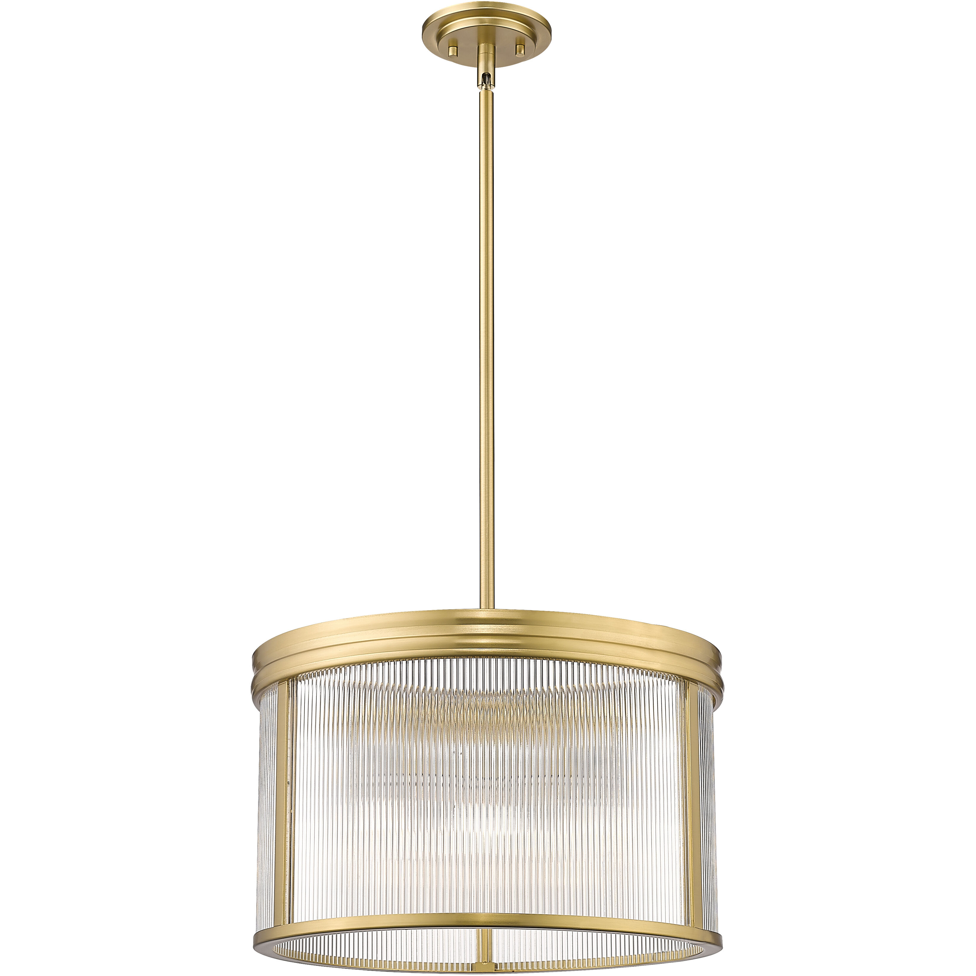 Carnaby 5 Light 18.25 inch Modern Gold Pendant Ceiling Light
