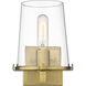 Callista 1 Light 6.5 inch Rubbed Brass Wall Sconce Wall Light