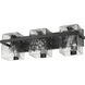 Bennington 3 Light 22.25 inch Matte Black Vanity Wall Light