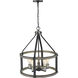 Kirkland 5 Light 20 inch Ashen Barnboard Chandelier Ceiling Light