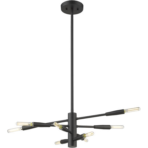 Ascension 8 Light 16 inch Matte Black Chandelier Ceiling Light