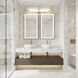 Zane LED 32 inch Modern Gold Vanity Wall Light