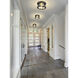 Cape Harbor 2 Light 12 inch Matte Black Flush Mount Ceiling Light