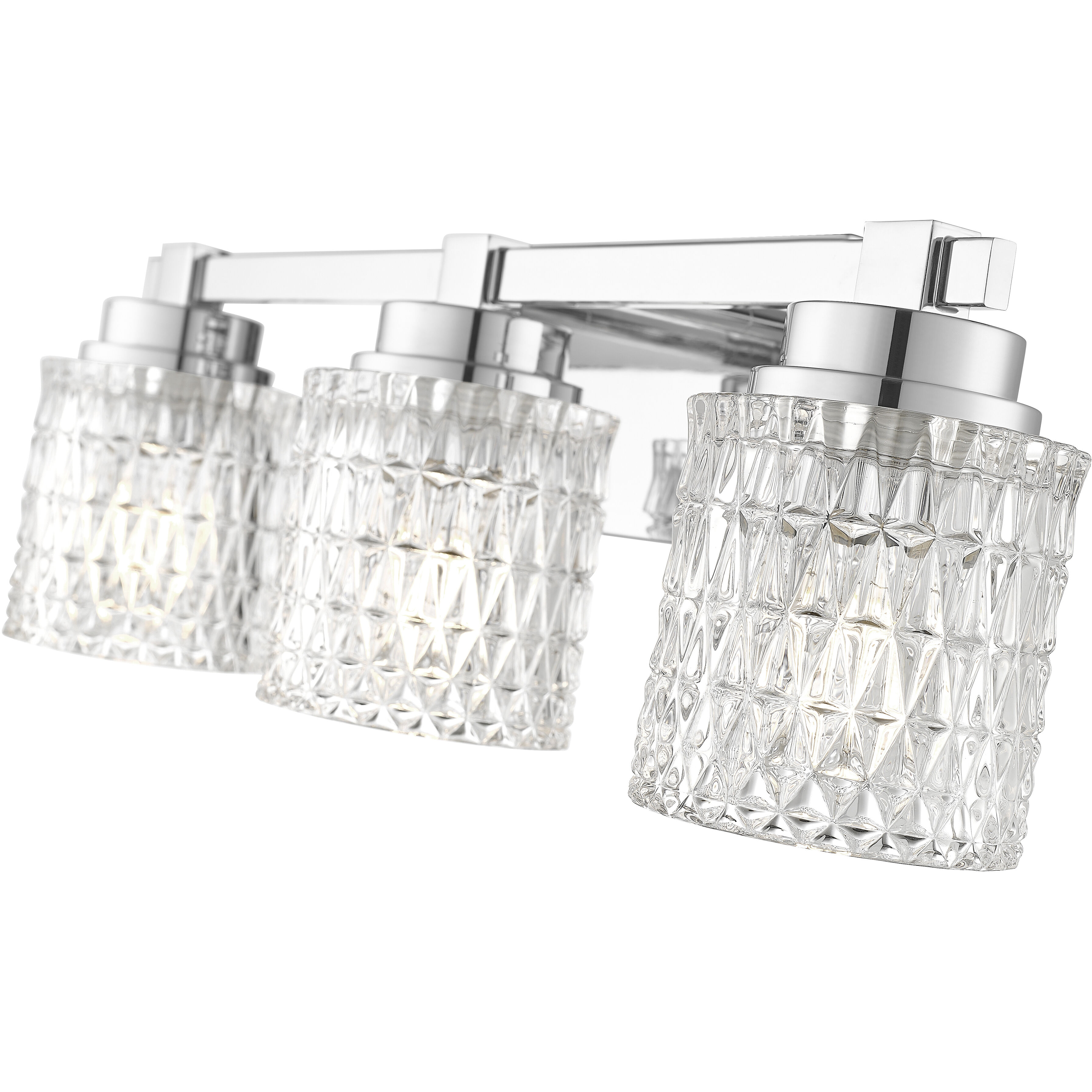 Jacqueline Vanity Wall Light in Chrome