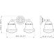 Vaughn 2 Light 15.5 inch Chrome Vanity Wall Light