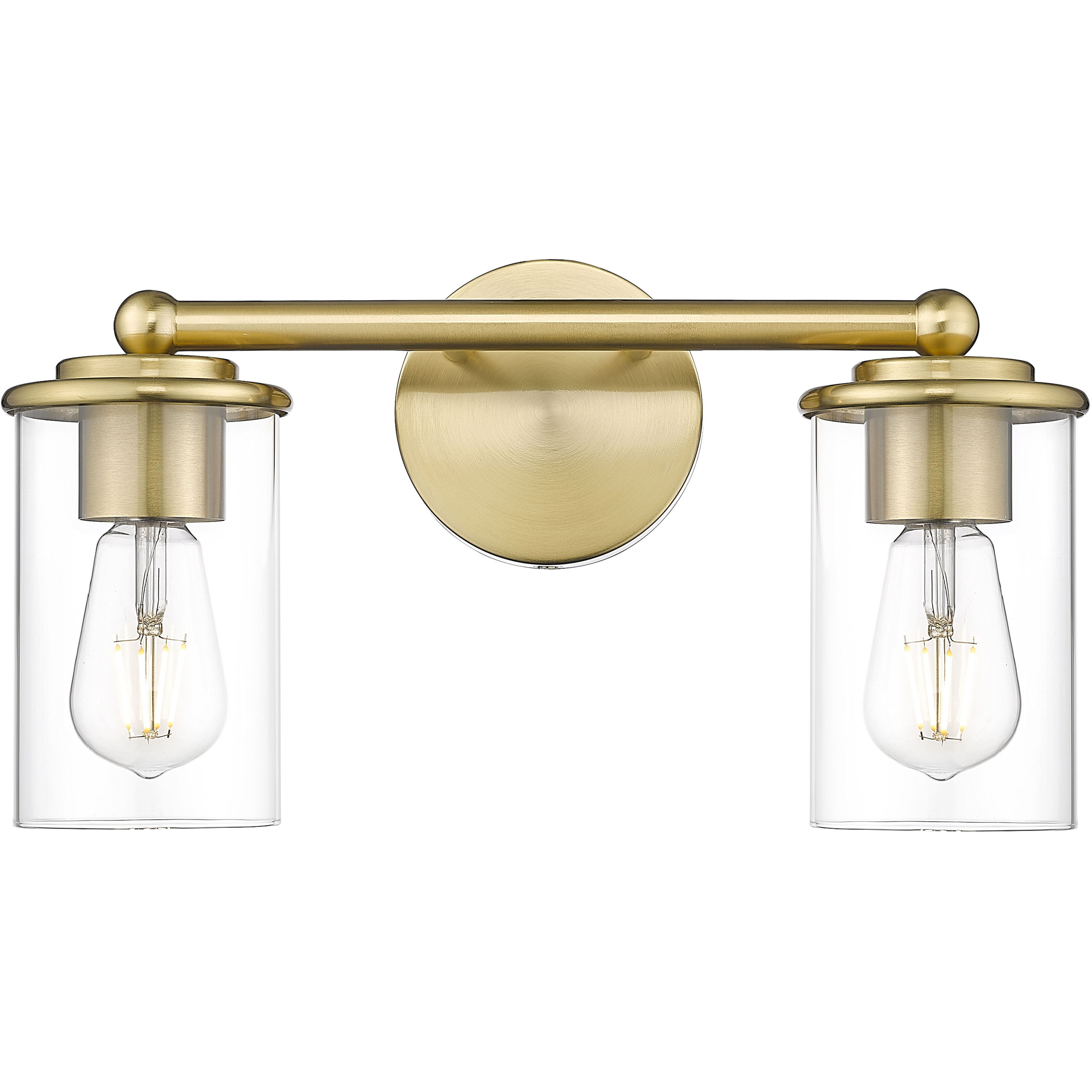 Thayer 2 Light 16 inch Luxe Gold Vanity Wall Light