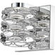 Dawson LED 4.72 inch Chrome Wall Sconce Wall Light
