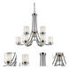 Willow 9 Light 31.25 inch Chrome Chandelier Ceiling Light
