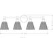 Auden 4 Light 31.75 inch Matte Black Bath Vanity Wall Light