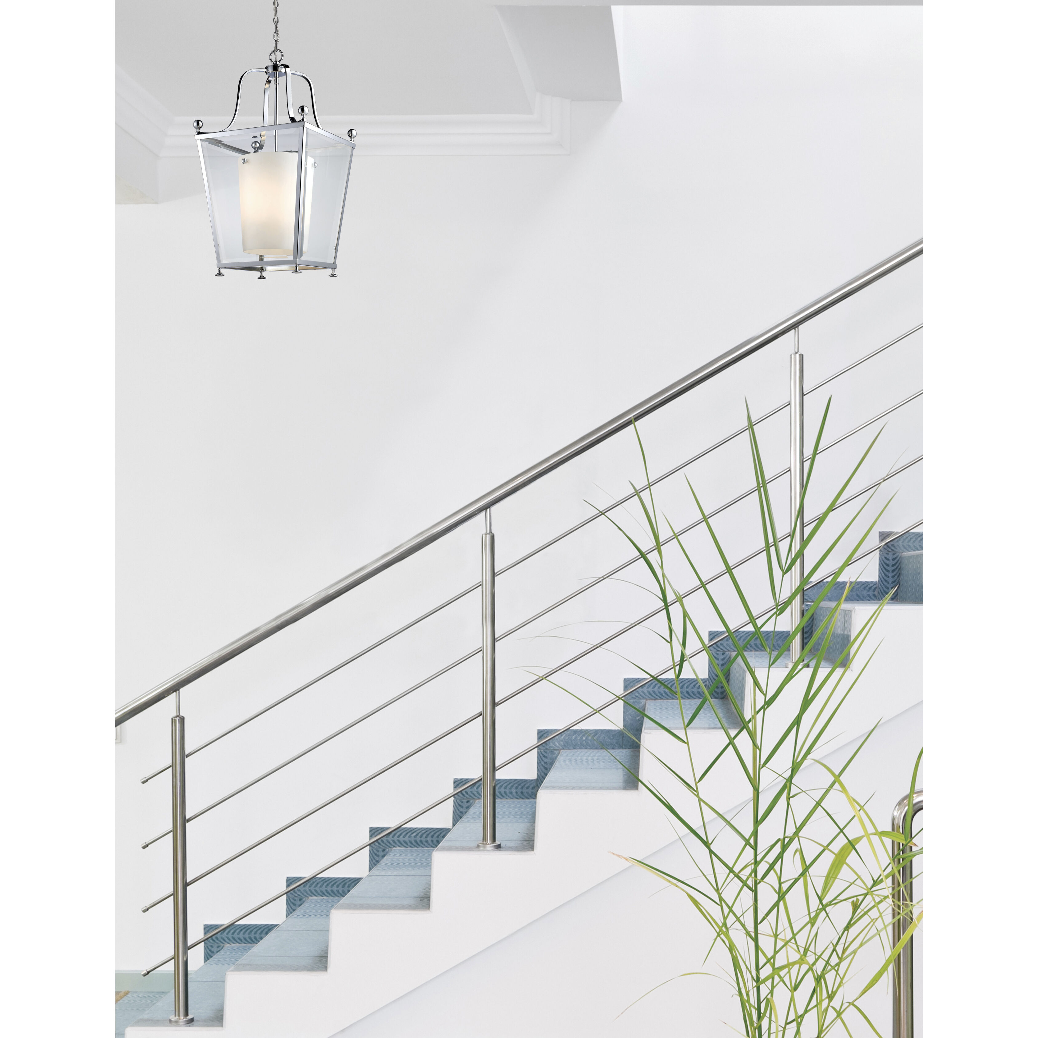 Ashbury 8 Light 21 inch Chrome Chandelier Ceiling Light