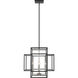 Titania 4 Light 18 inch Black and Brushed Nickel Chandelier Ceiling Light