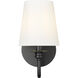 Gianna 1 Light 5.5 inch Matte Black Wall Sconce Wall Light